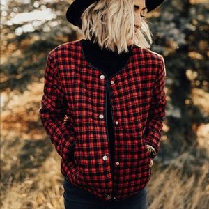 Jack Quilted Plaid Coat